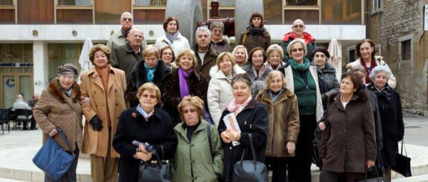 Holocaust survivors that attended the Winter Retreat in Opatija organized by the Holocaust Survivors of Croatia and funded by the Claims Conference. Most of the survivors have known each other for six decades or more, growing up together in Zagreb and returning to raise families after the Holocaust. More than friends, they consider themselves a family.