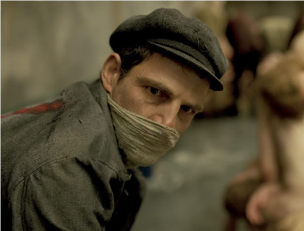 Géza Röhrig stars in "Son of Saul" as a Sonderkommando at Auschwitz who tries to properly bury a dead boy in the midst of mechanized mass murder. The Claims Conference partially funded the critically acclaimed film.