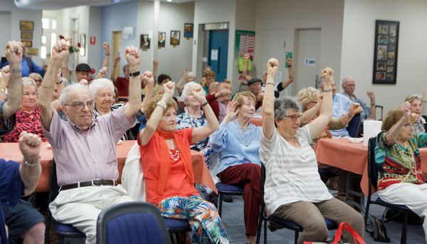 Holocaust survivors at an exercise class COA Sydney, Australia