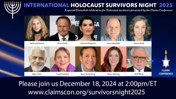 International Holocaust Survivors Night 2025